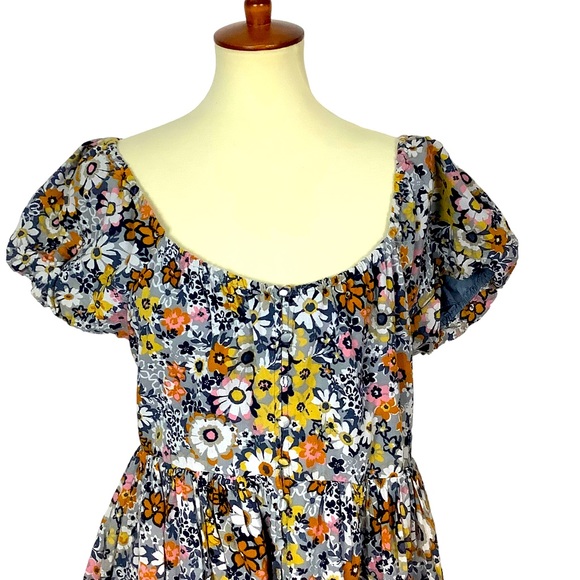 American Eagle Back-Tie Floral Printed Dress - Picture 8 of 8